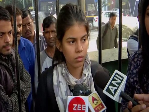 Woman protesting outside Parliament alleges police brutality