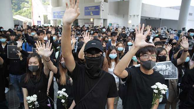 The Hong Kong protesters 