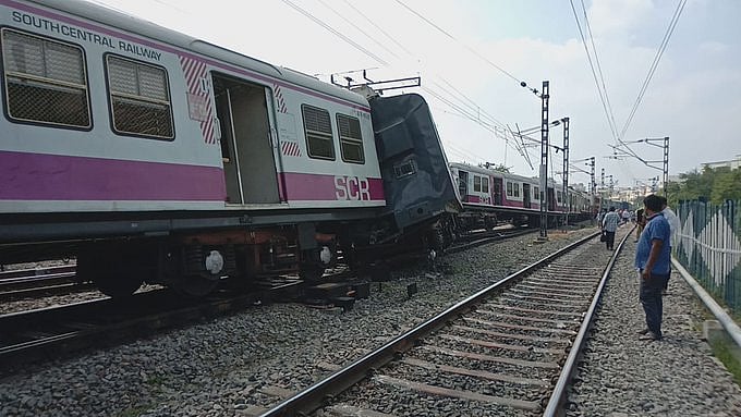 10 injured in collision between two trains in Hyderabad  
