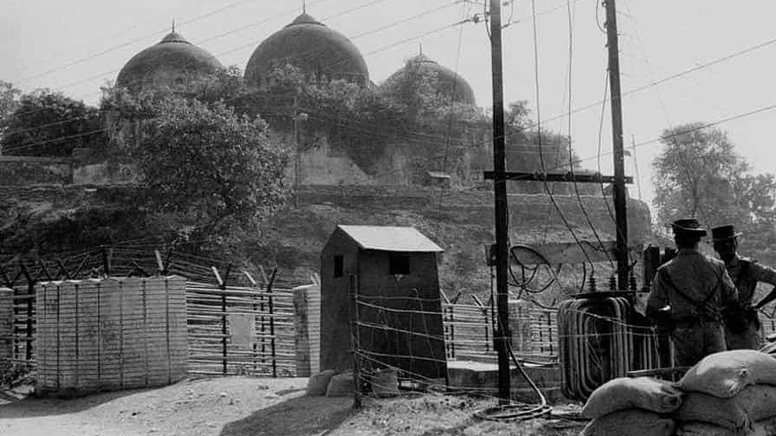 A file photo of the Babri Masjid structure