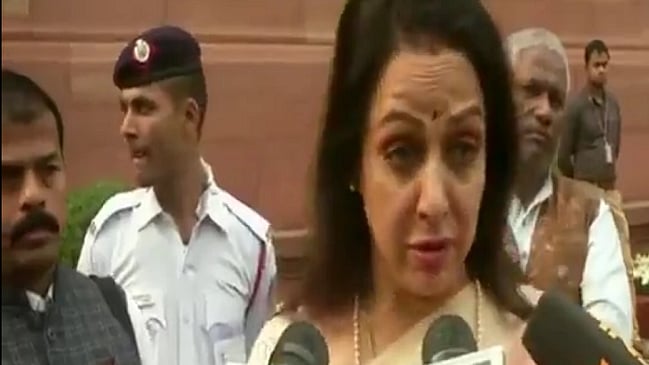 WATCH: BJP MP Hema Malini demands ‘fruit bearing trees’ for monkeys!