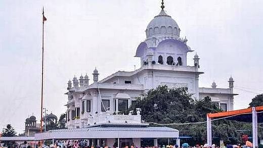 Pilgrims at Gurudwara Ber Sahib in Sultanpur Lodhi, Punjab.&nbsp;