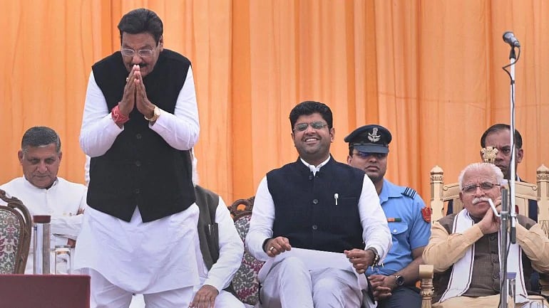 Haryana cabinet swearing-in ceremony (PTI photo)
