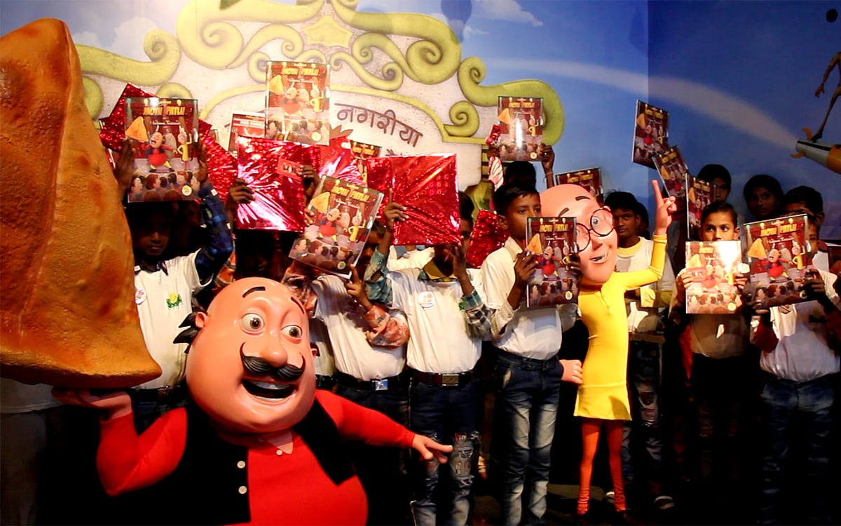 Motu Patlu’s comic book series titled ‘Motu Patlu in Madame Tussauds’ launched at Madame Tussauds in Delhi