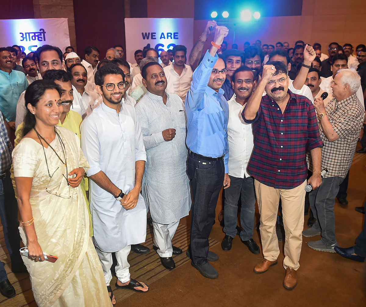 NCP-Cong-Sena alliance displays its strength with 162 MLAs in attendance