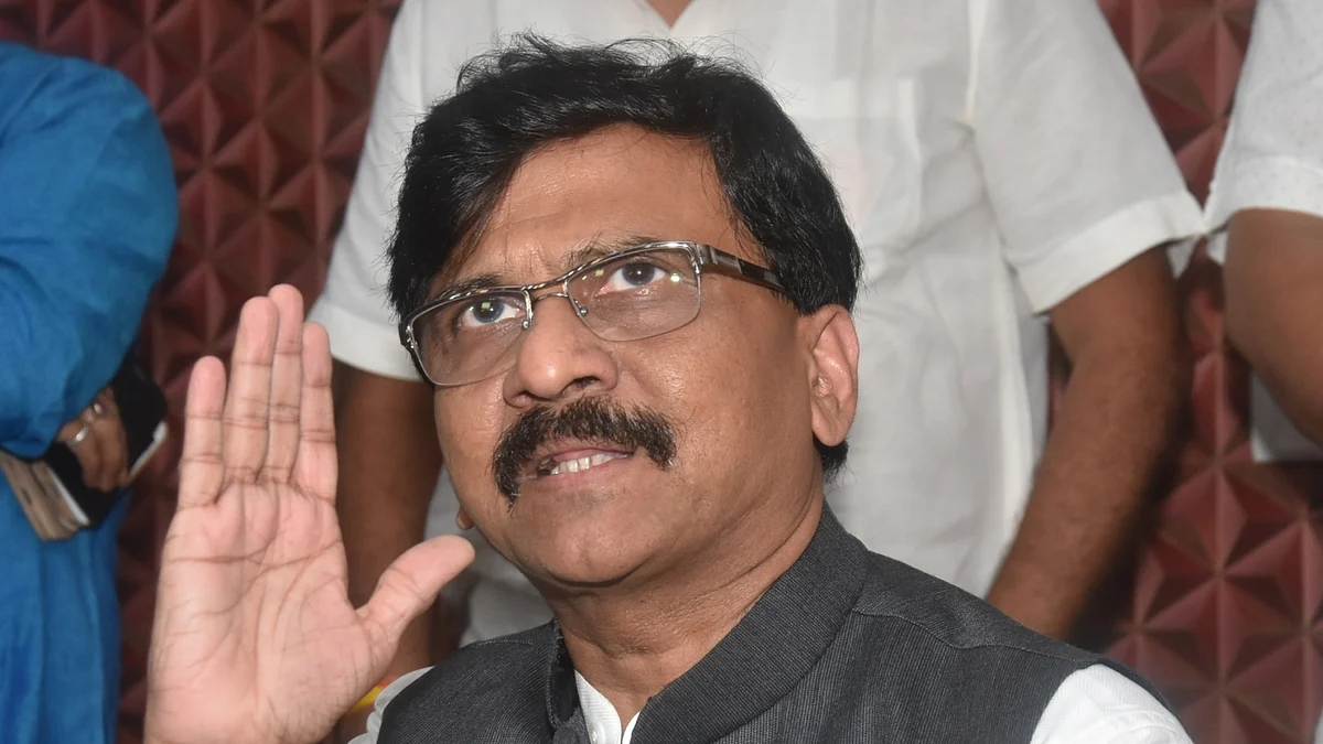Shiv Sena
leader Sanjay Raut (IANS photo)