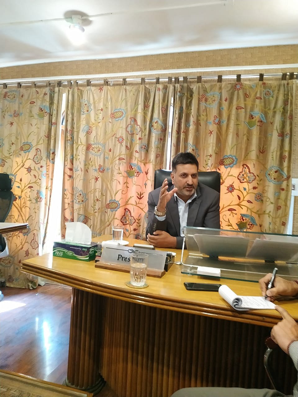 KCCI president Sheikh Ashiq (NH Photo)