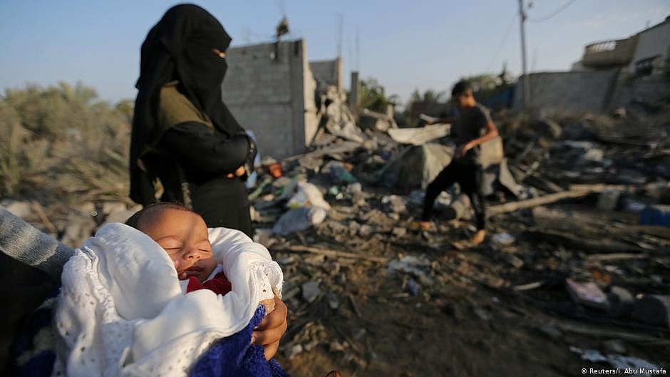 Israel calls on famine-stricken Gaza residents to leave as it targets high-rises