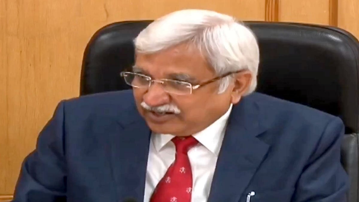 CEC Sunil Arora announcing  the dates for the Jharkhand Assembly elections (IANS)
