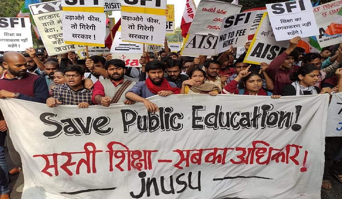 Massive citizens’ rally in Delhi in support of JNU students, affordable education