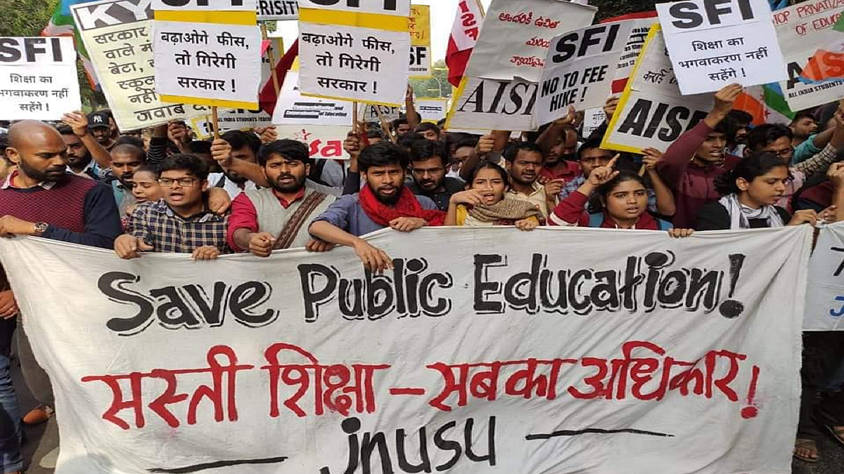 Massive citizens’ rally in Delhi in support of JNU students, affordable education