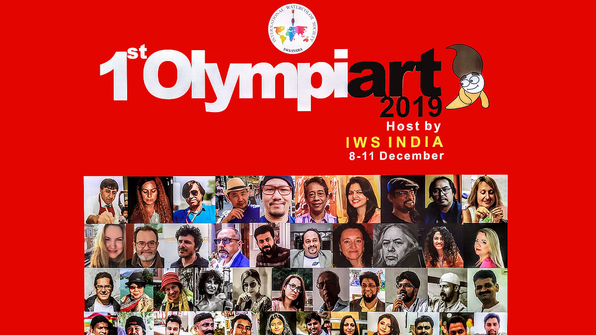 1st OLYMPIART 2019: International Watercolour Exhibition at IGNCA