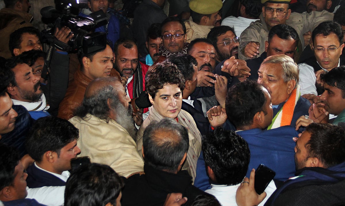 WATCH: UP police manhandle Priyanka in Lucknow, Priyanka takes scooter ride to activist’s home