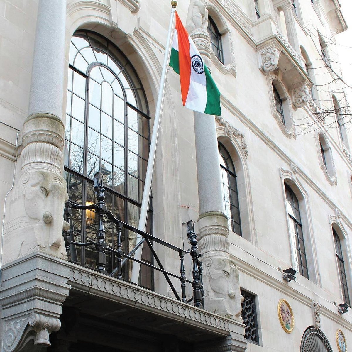 Man arrested after vandalism at Indian High Commission in London
