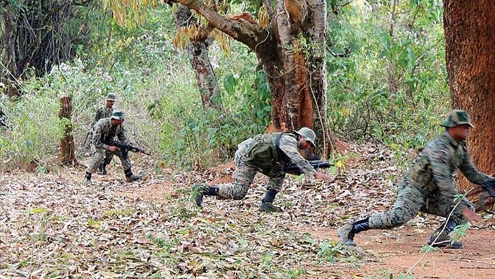 CRPF men in action against Maoist militants in Chhattisgarh (file photo).