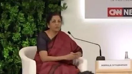 Union Finance Minister Nirmala Sitharaman at HT Leadership Summit.