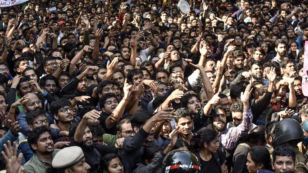 JNU Protests (Photo Courtesy: Social Media)