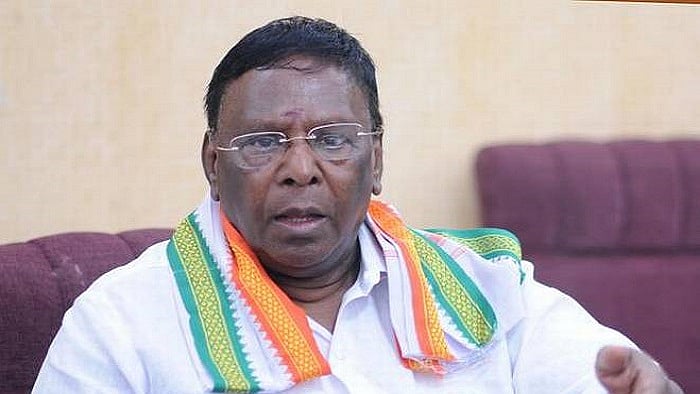 Former Puducherry Chief Minister V Narayanasamy (File photo)