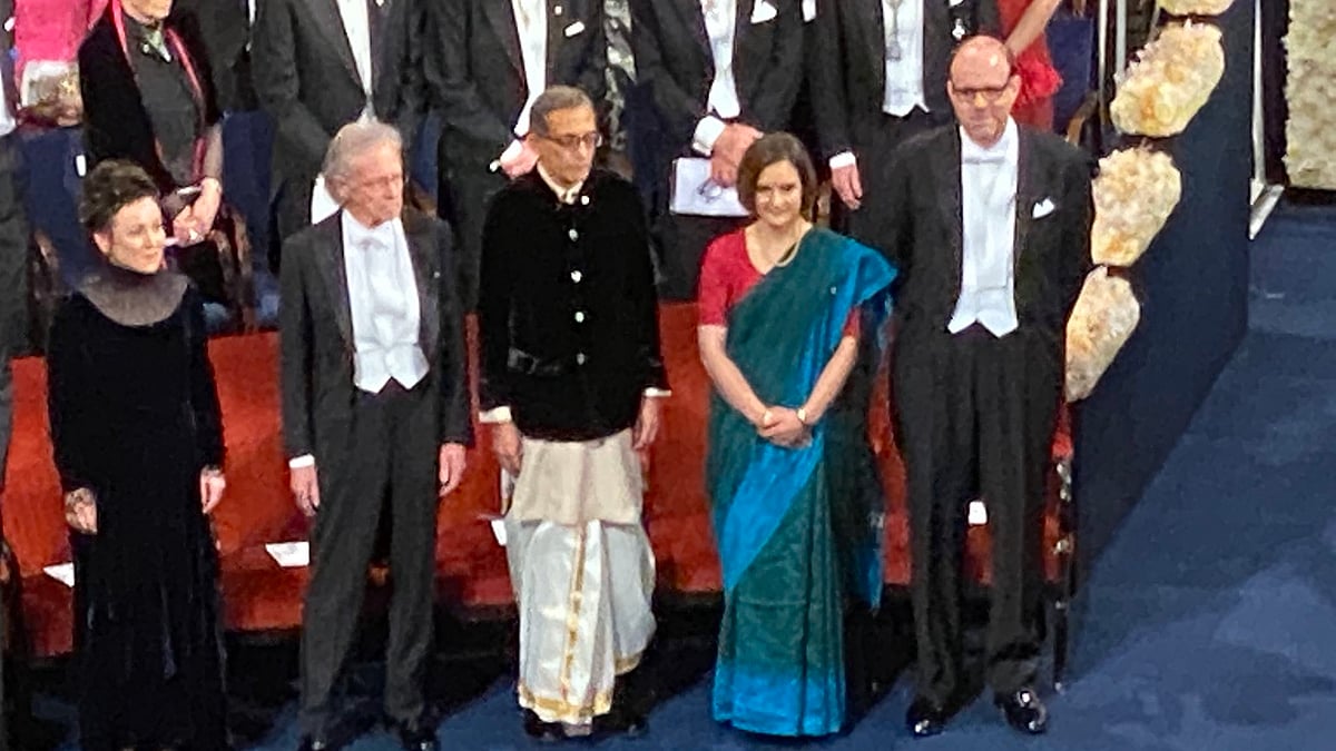 A Nobel ceremony: Abhijit Banerjee, Esther Duflo woo netizens in ethnic wear