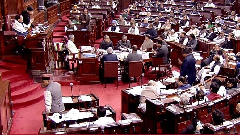 Rajya Sabha discussing Citizenship Amendment Bill on Dec 11, 2019 (Photo courtesy: RSTV)