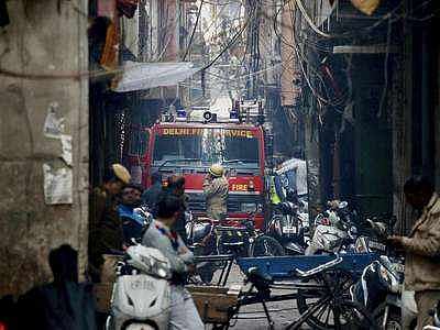 43 dead in 2nd most horrible blaze in Delhi; illegal factory owner arrested