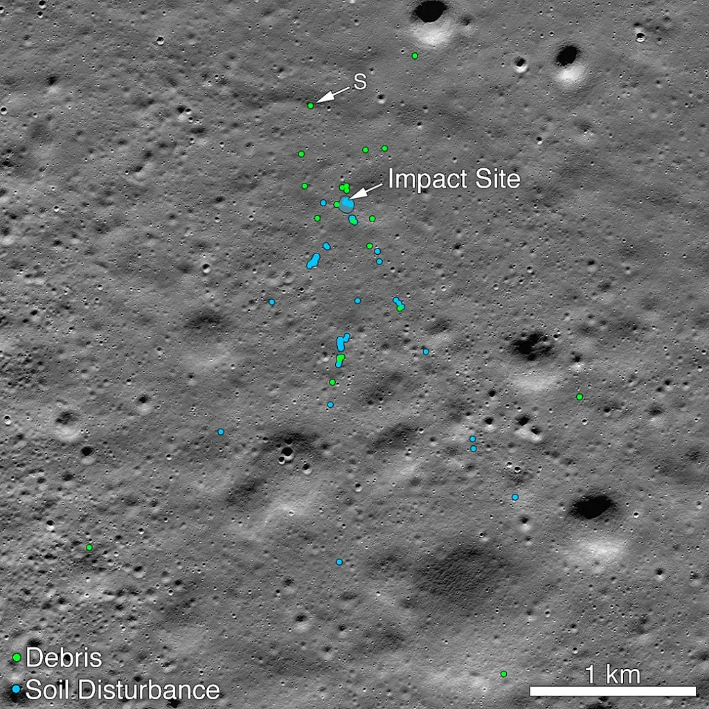 NASA finds Vikram moon lander’s debris