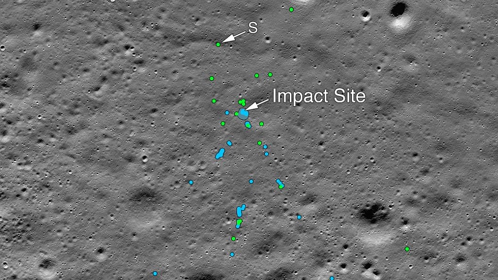 NASA finds Vikram moon lander’s debris