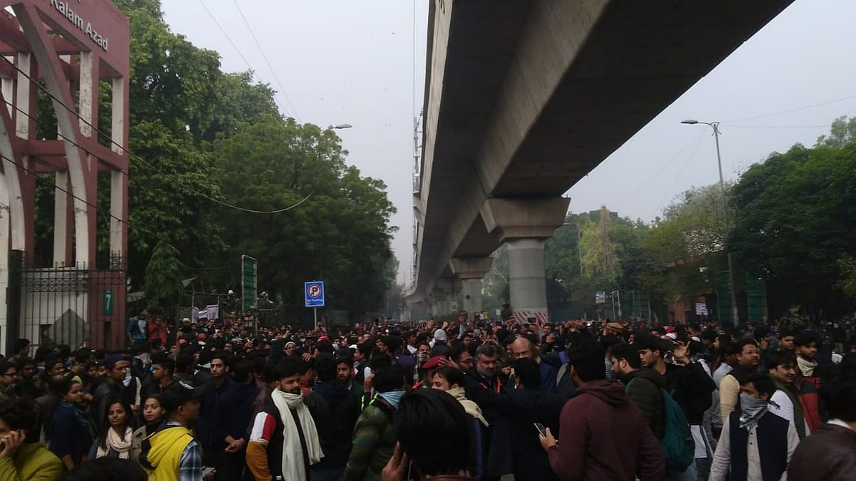 WATCH: Students of Jamia Millia Islamia University stage protest against Citizenship Amendment Act