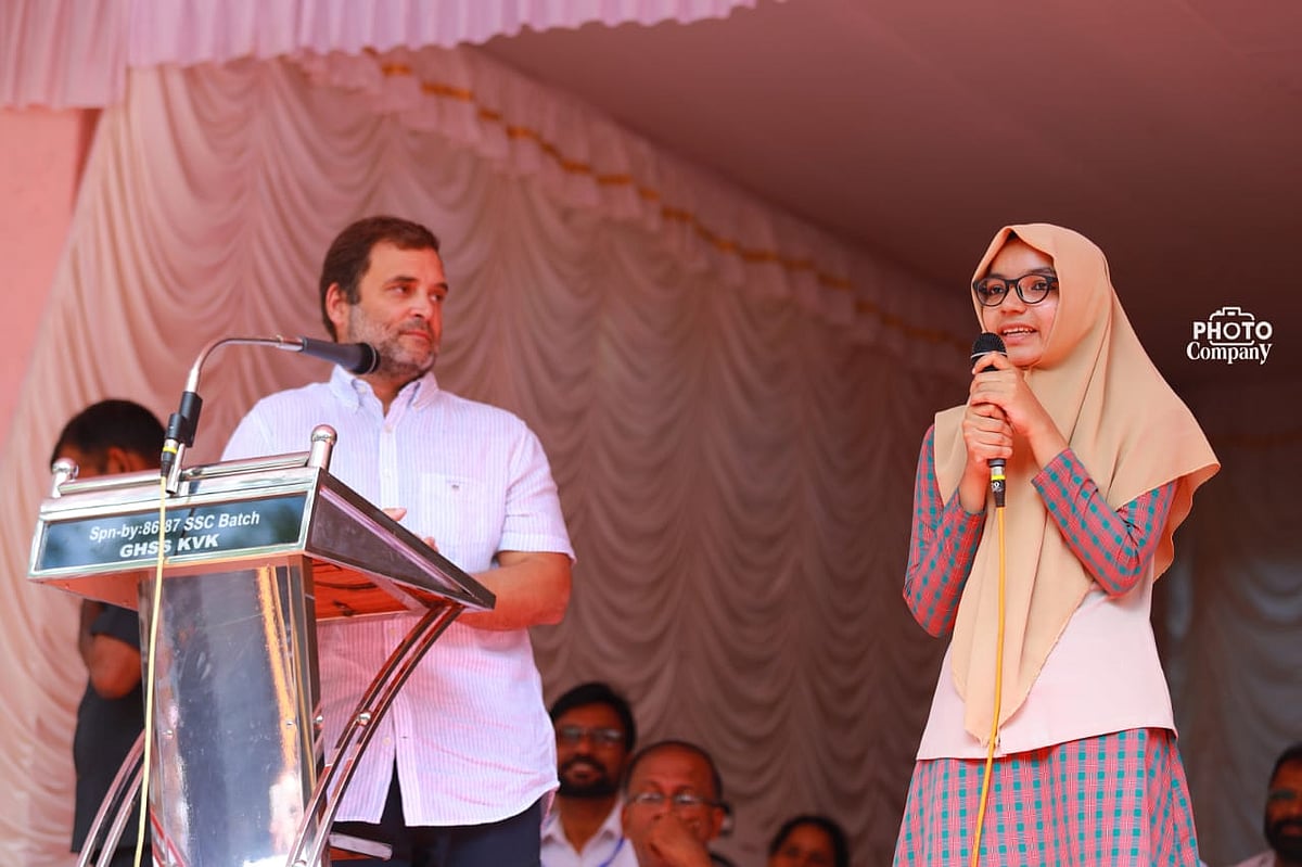 Meet the 17-year-old girl who translated Rahul Gandhi’s speech in Wayanad