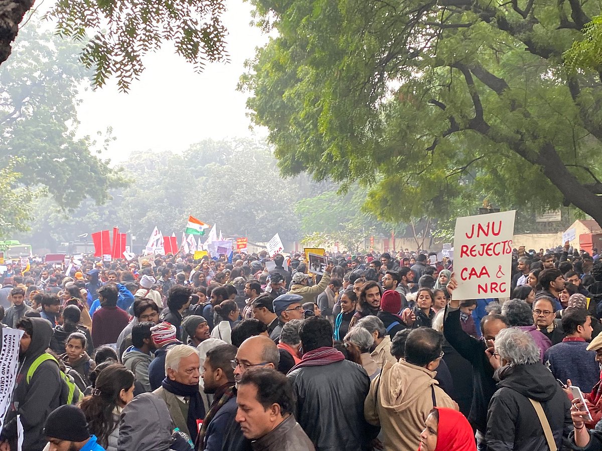 When Delhi got out to protest Citizenship Amendment Act in the middle of a working day