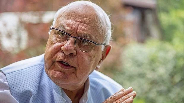 Former Jammu and Kashmir chief minister and National Conference president Farooq Abdullah.