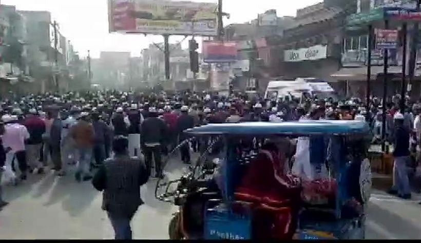 Protests in Muzaffarnagar
