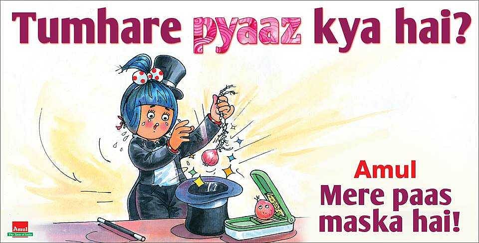 Skyrocketing Onion prices prompt Amul’s new ad campaign; Twitterati is amused  