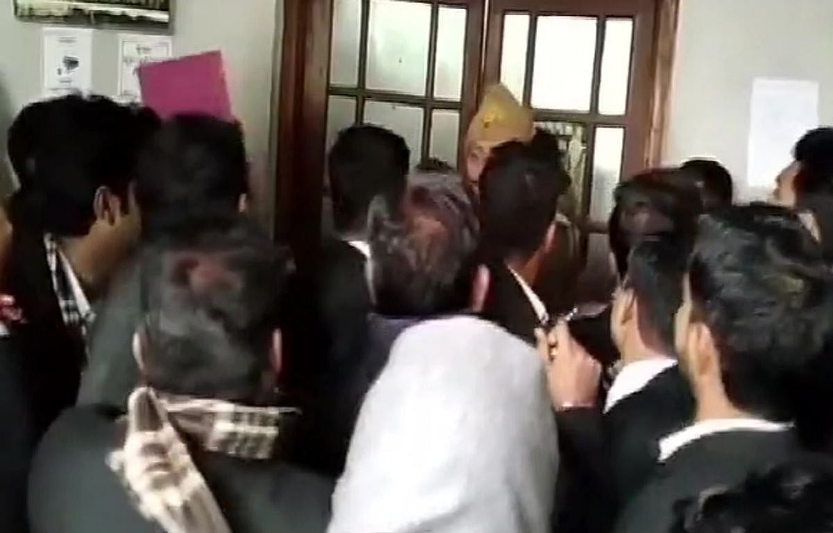 18 policemen suspended for murder inside UP courtroom