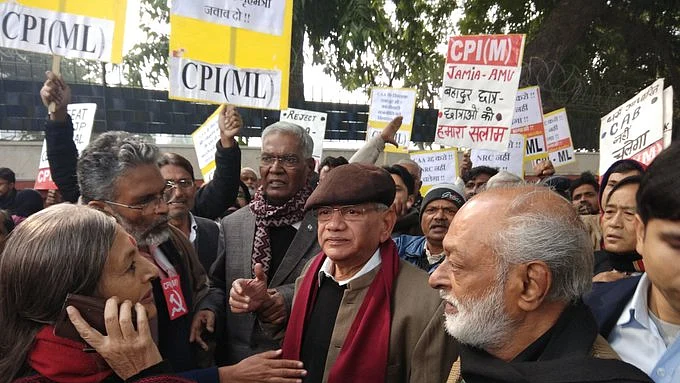 CAA protests: Yechury, Raja detained, CPI condemns “dictatorial attitude” of Delhi Police