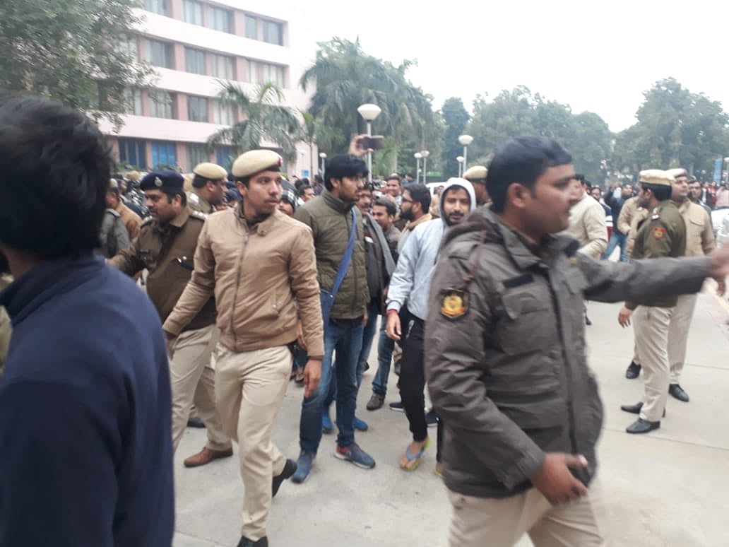 Citizenship Act Protests LIVE: Priyanka Gandhi stages protest against police violence in Jamia at India Gate