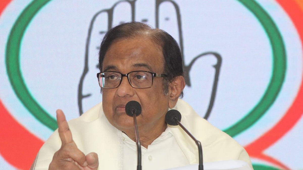 Senior Congress leader Chidambaram (NH Photo by Vipin)