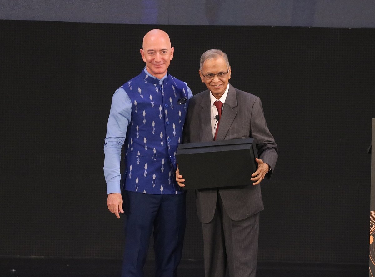 I’m not used to delays: Narayana Murthy at Amazon ‘Sambhav’ summit 