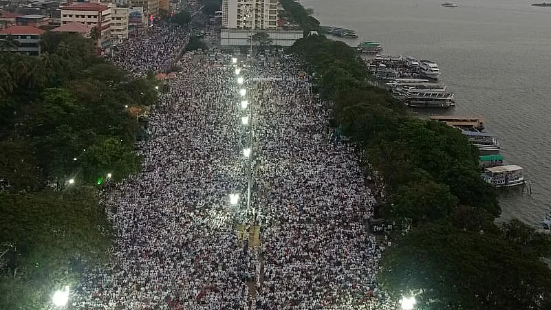 The rally in Kochi, Kerala on Jan 1, 2020. (Photo courtesy: Social media)