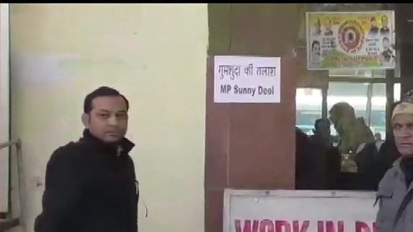 “Missing, MP Sunny Deol” posters appear in Pathankot, Punjab