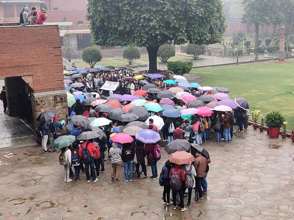 WATCH: St Stephen’s students march in protest against JNU violence