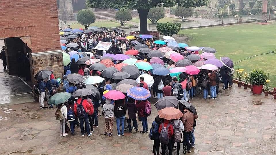 WATCH: St Stephen’s students march in protest against JNU violence