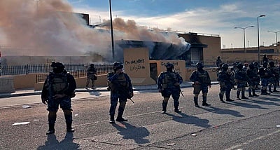 Missiles strike near US Embassy in Baghdad, rockets hit air base hosting US troops