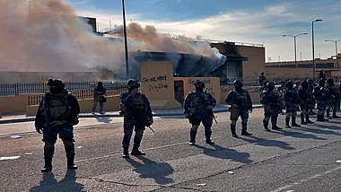 A file photo of US embassy in Baghdad