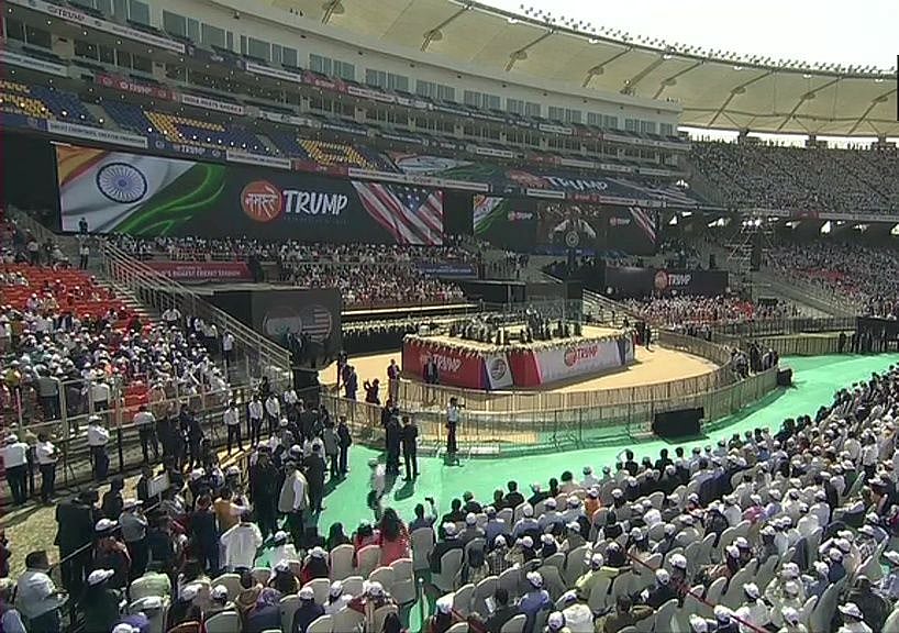‘Namaste Trump’ in Ahmedabad: Amid Trump, Modi’s mutual praise, audience begin leaving stadium  