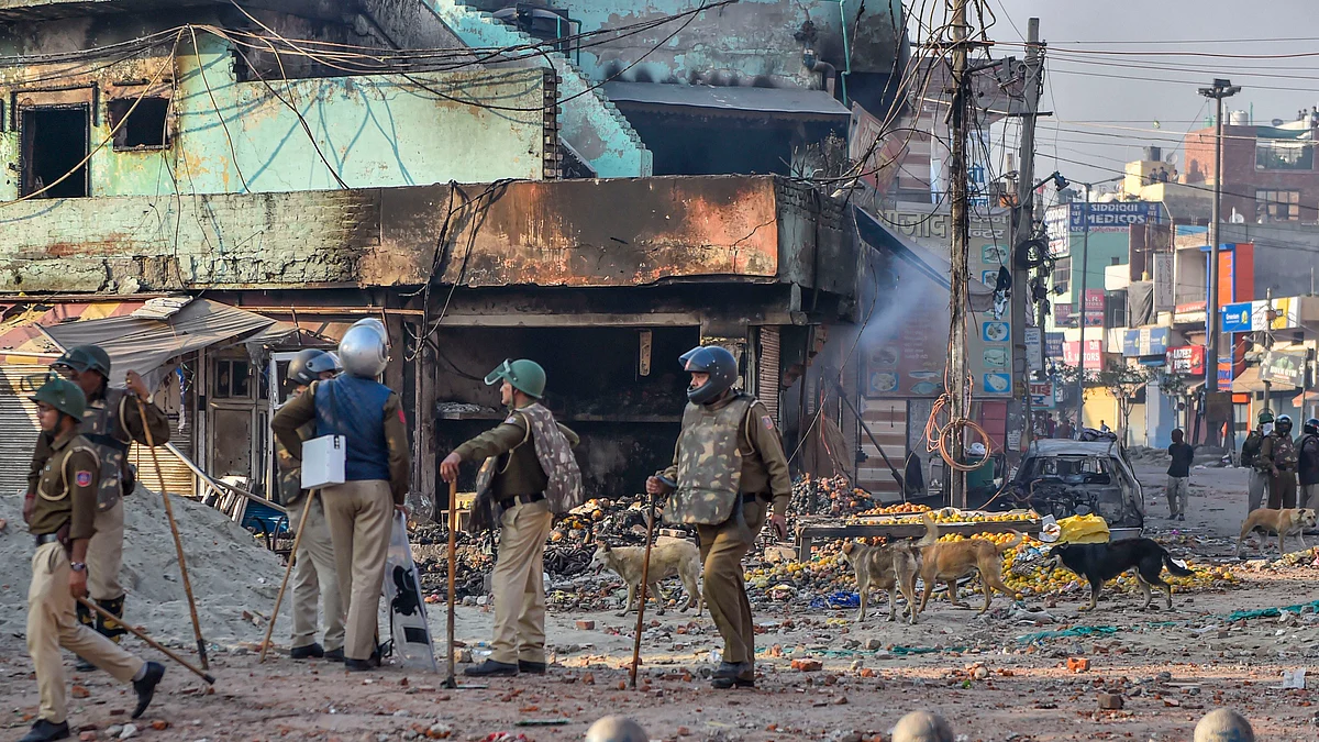 Aftermath of Delhi violence. (PTI Photo)