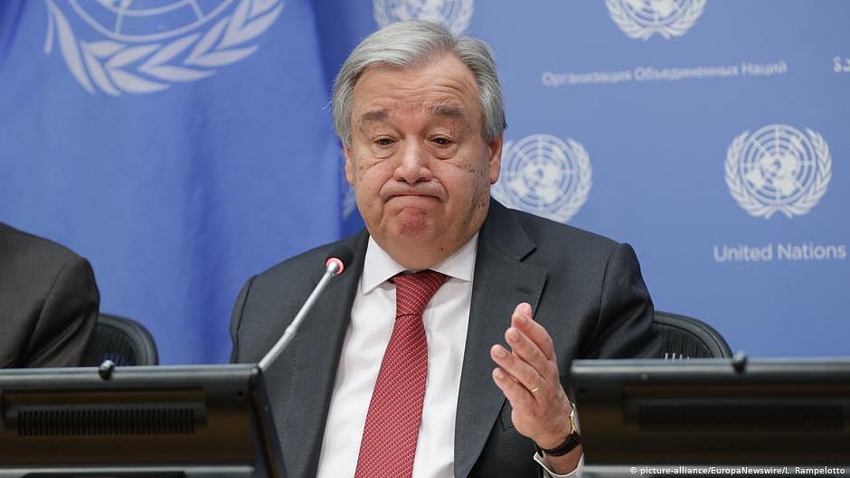 "I am shocked by misrepresentations by some of my statement yesterday in the Security Council, as if I was justifying acts of terror by Hamas. This is false. It was the opposite," Guterres said. (photo: DW)