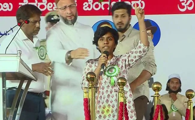 Karnataka Police opposes Amulya Leona’s bail plea: Says she influential person, may raise anti-CAA slogans 