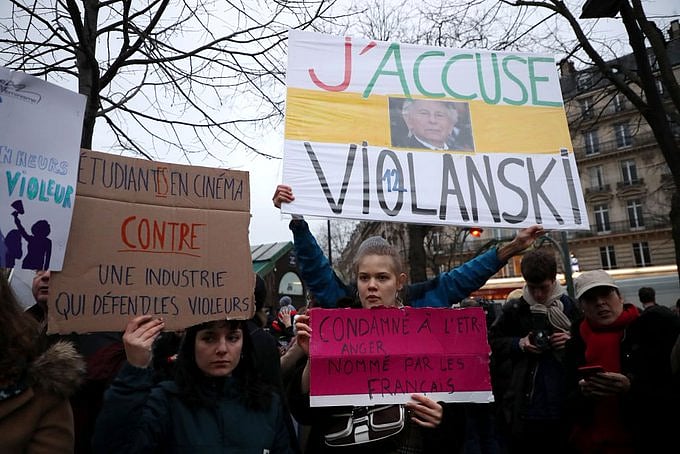 Walkouts as Roman Polanski wins best director at French Oscars