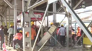Part of ramp connecting FOB at Bhopal station collapses; 8 injured
